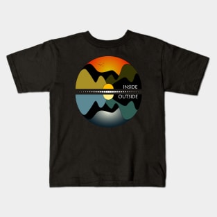 Inside and outside of my world Kids T-Shirt